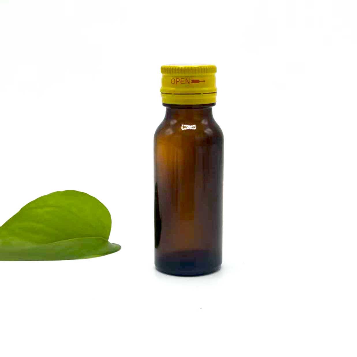 20ml qəhvəyi ağızdan maye şüşə